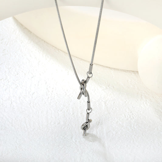 Knot & Toggle Necklace