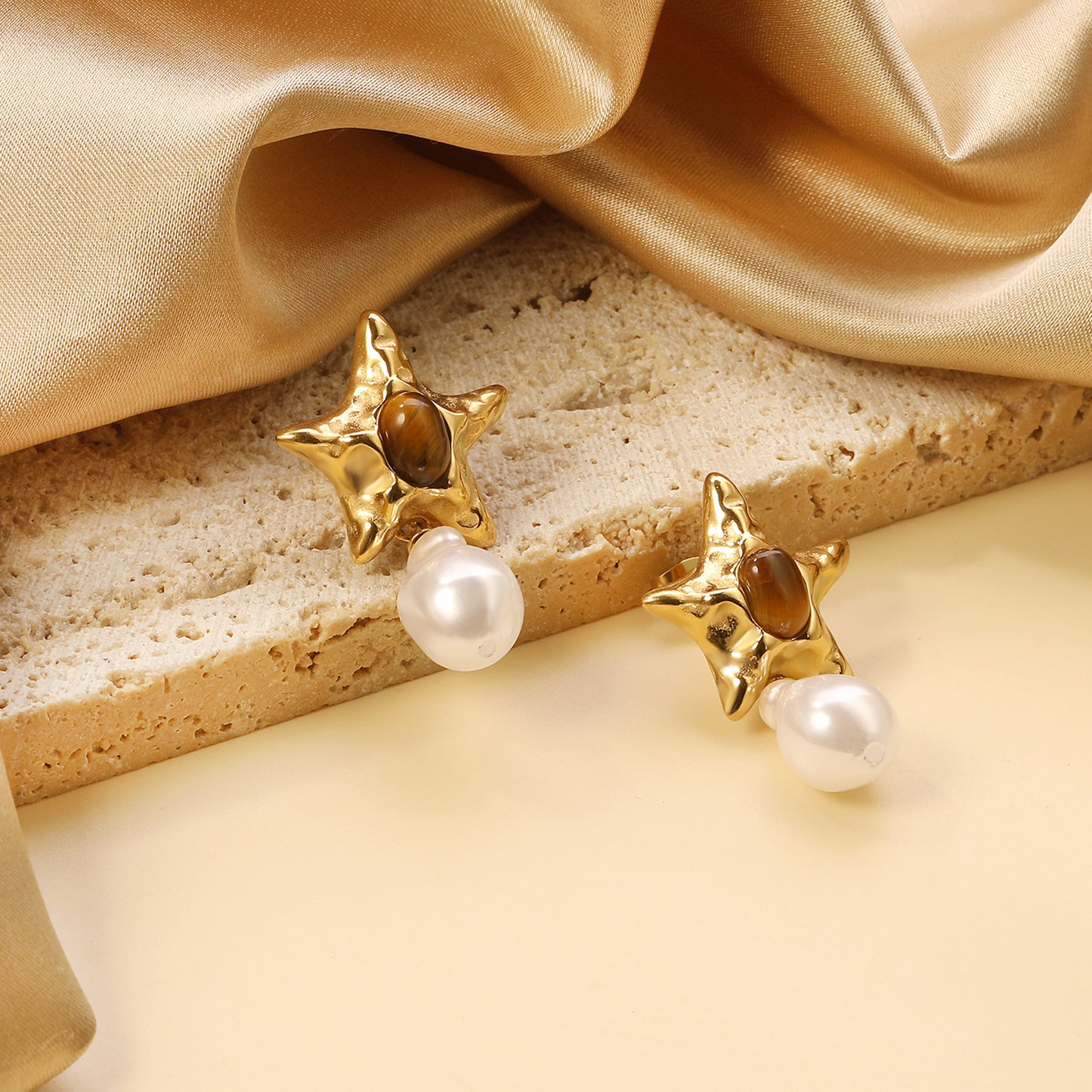 Star Drop Earrings