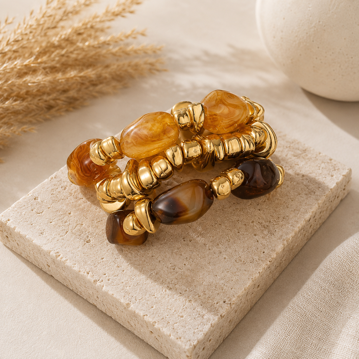 Pebble Stack Bracelet