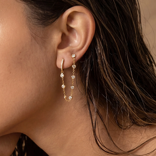 Cascade Chain Earrings