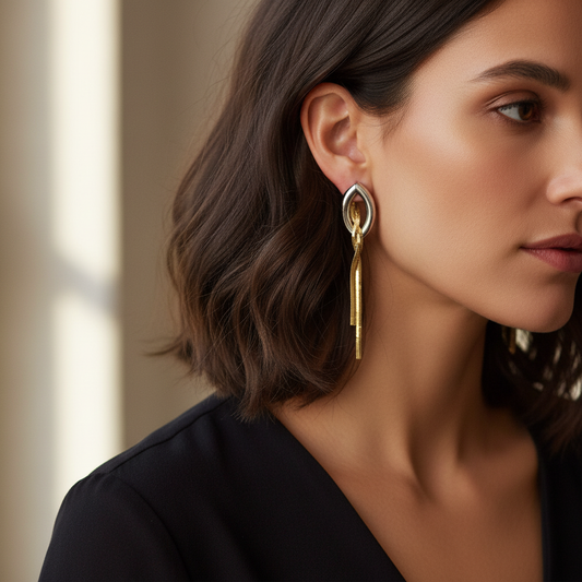 Leaf Drop Earrings