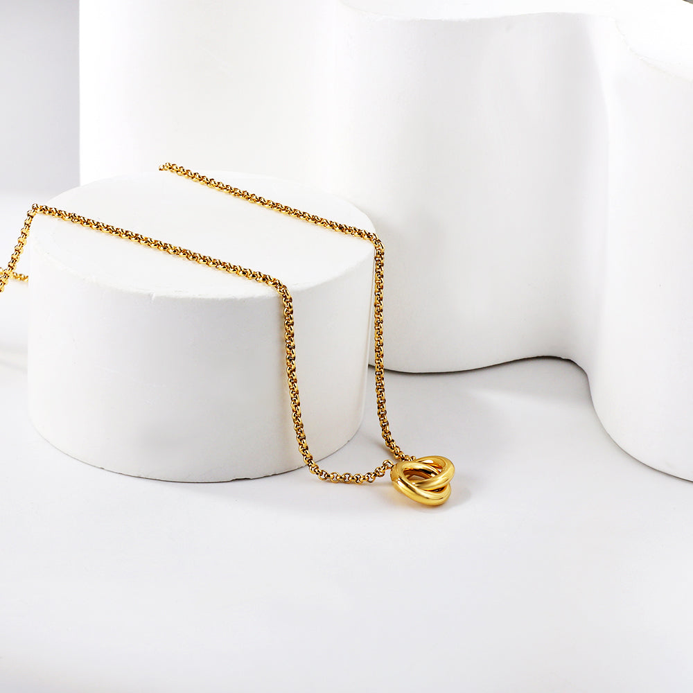 Interlock Ring Necklace