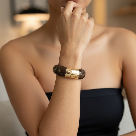 RESIN CHUNKY CUFF