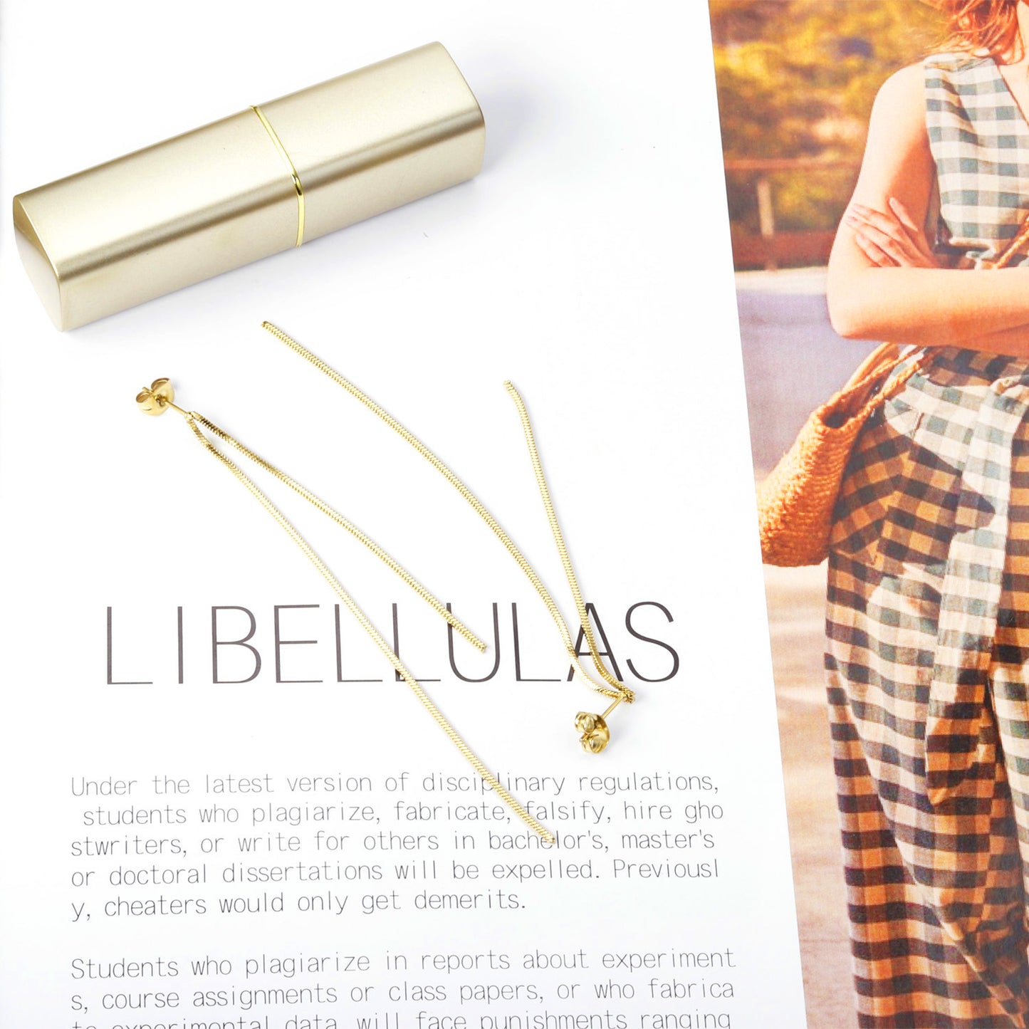 Elegant Gold Drop Earrings