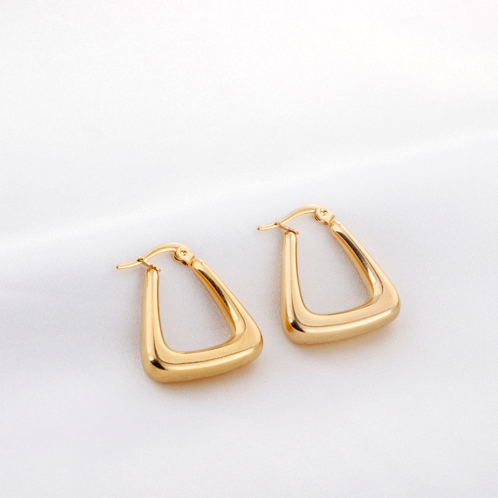 Triangle Hoop Earrings
