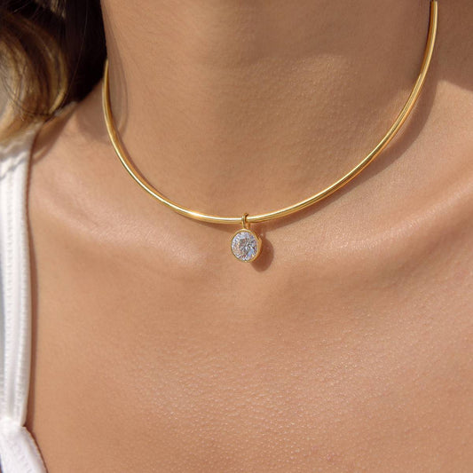 Crystal Halo Choker