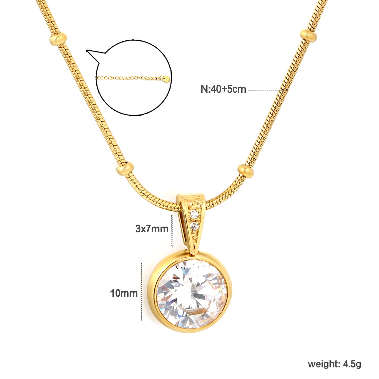 Solitaire Necklace