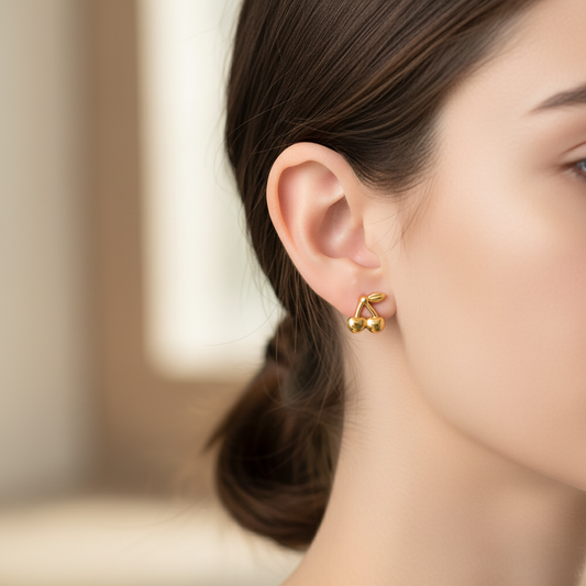 Cherry Blossom Stud Earrings