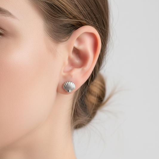 Shell Stud Earrings