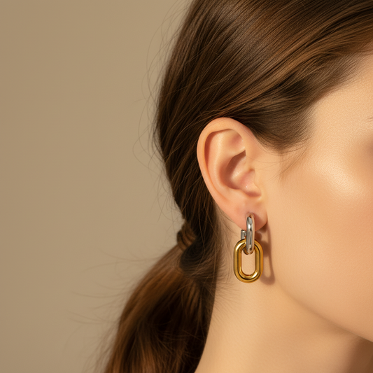 Dual Chain Earrings