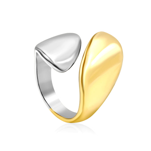 Dual Tone Curve Ring