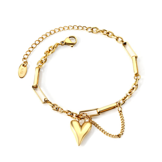 Bold Heart Bracelet