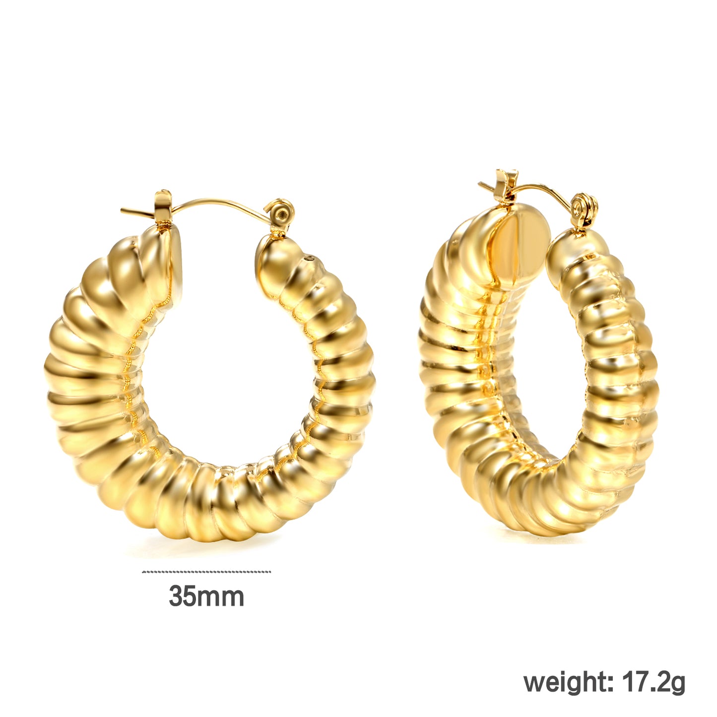 Croissant Earrings