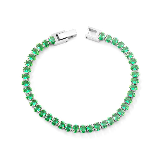 Tennis Emerald Bracelet