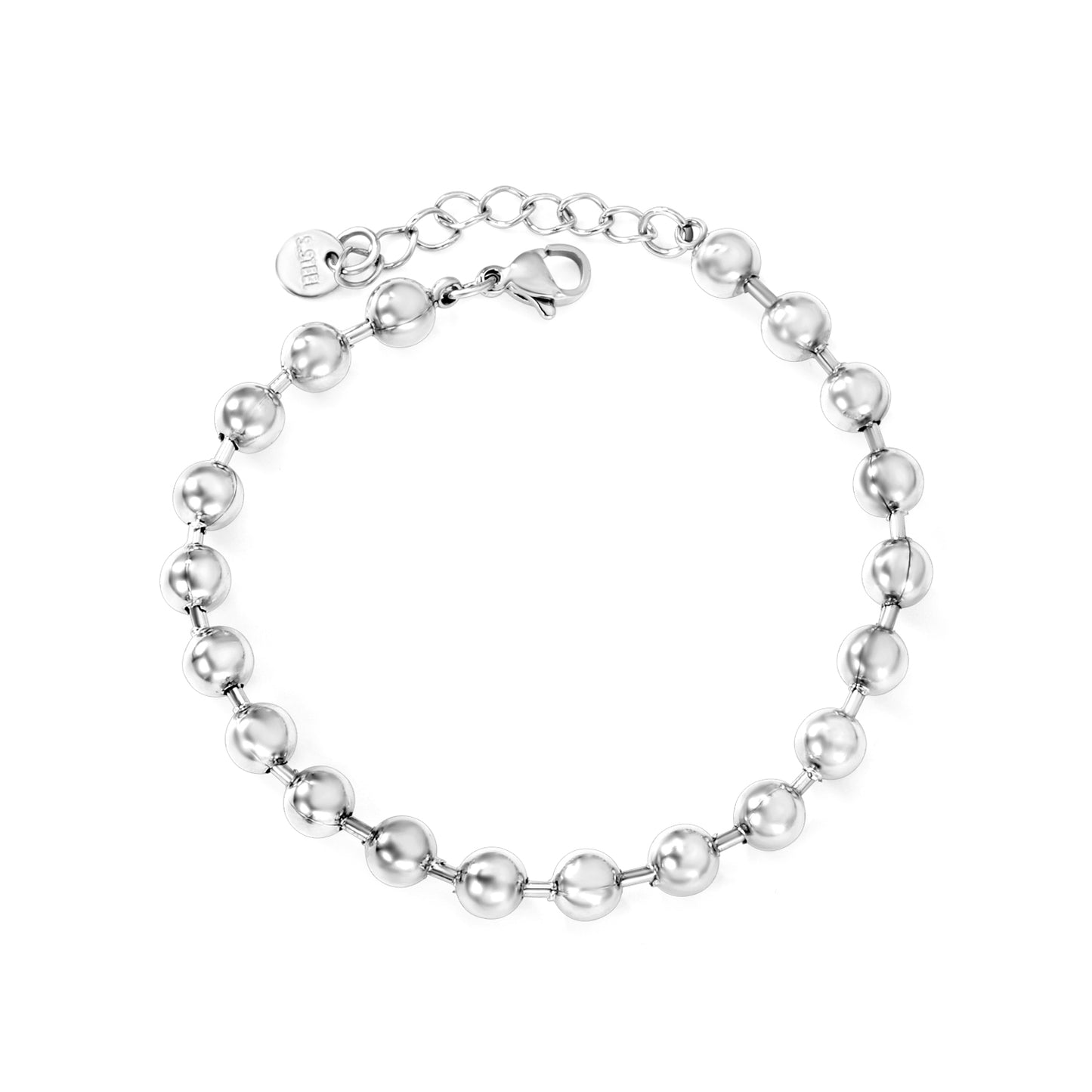 Silver Beaded Bracelet