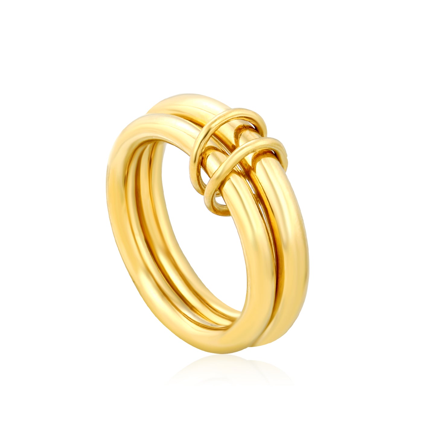 Tyre knot Ring