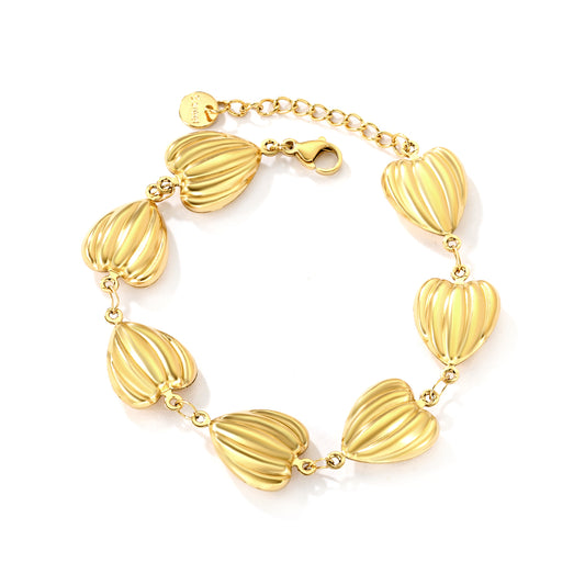 Heart Shell Bracelet
