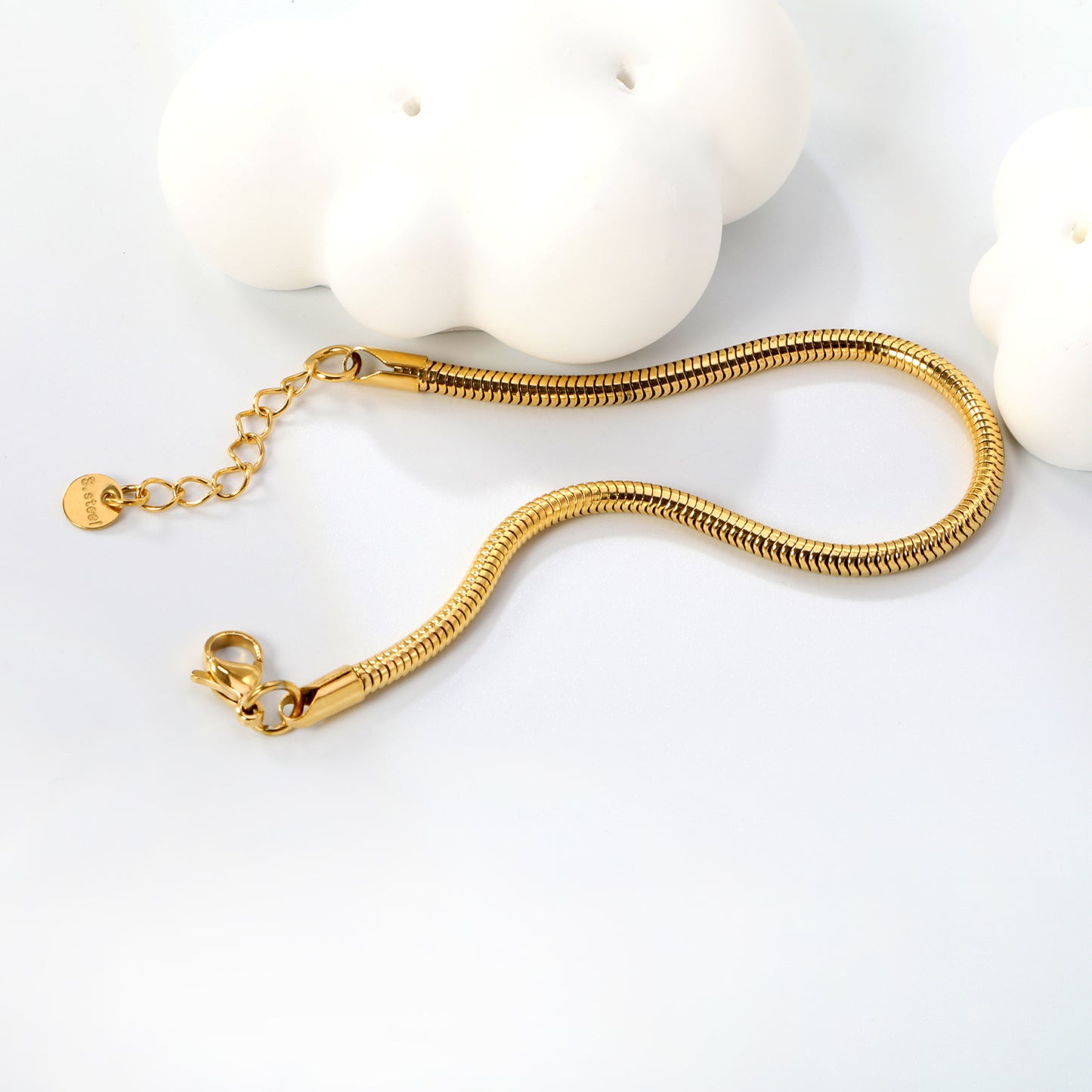 Silk Chain Gold Bracelet