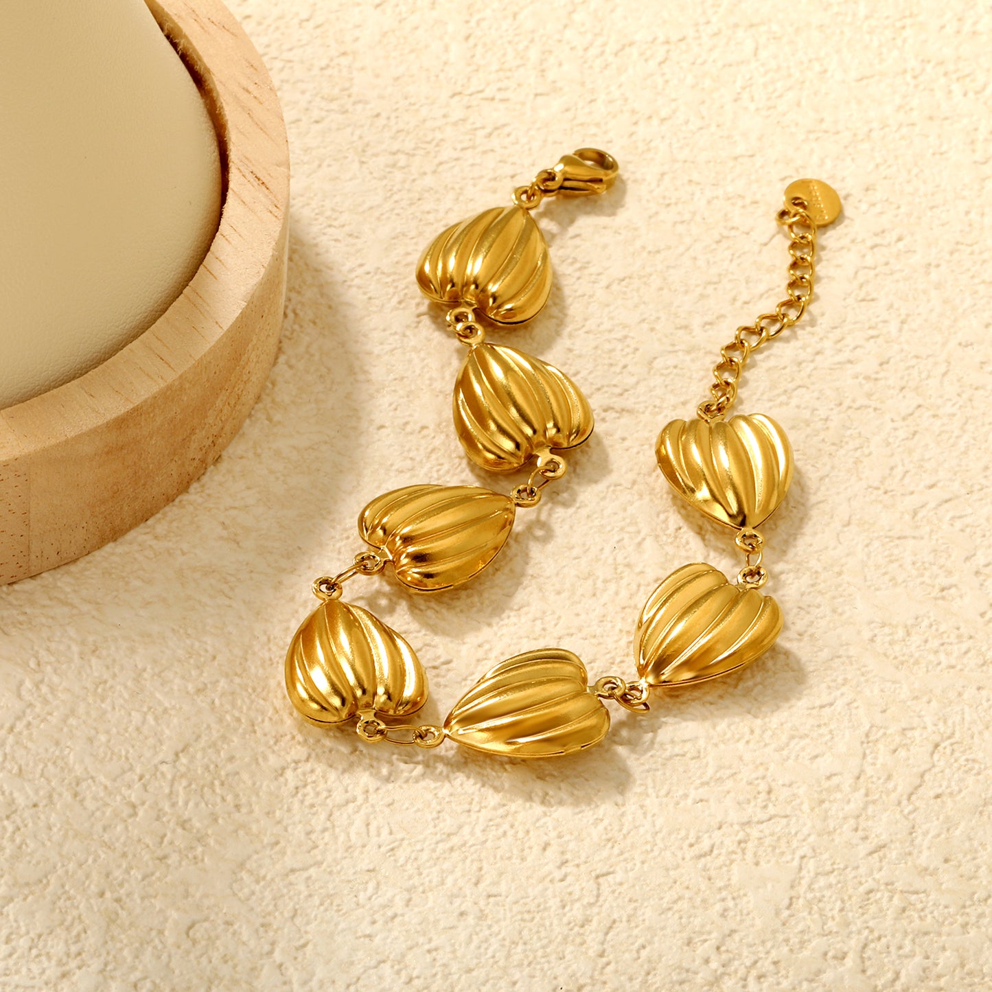 Heart Shell Bracelet