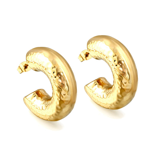 Classic Round Hoop Earrings