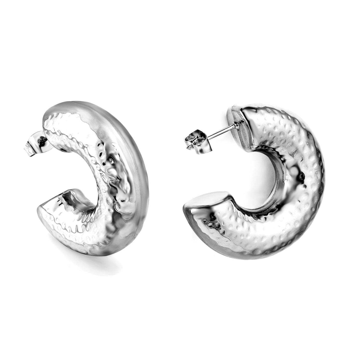 Classic Round Hoop Earrings