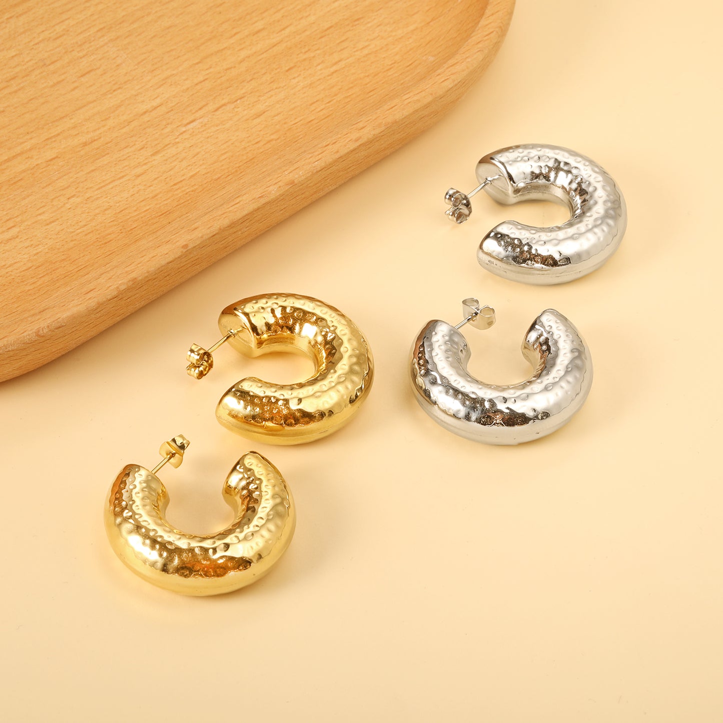 Classic Round Hoop Earrings