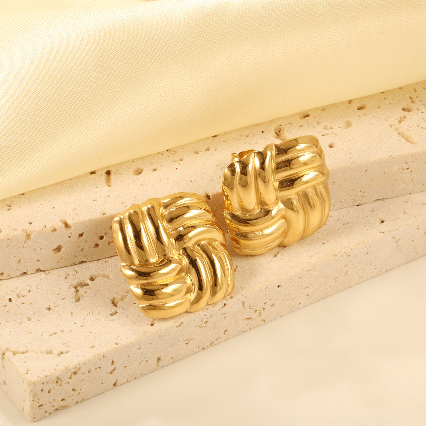 Square Mirage Earrings