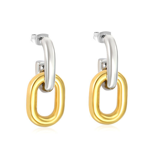 Dual Chain Earrings