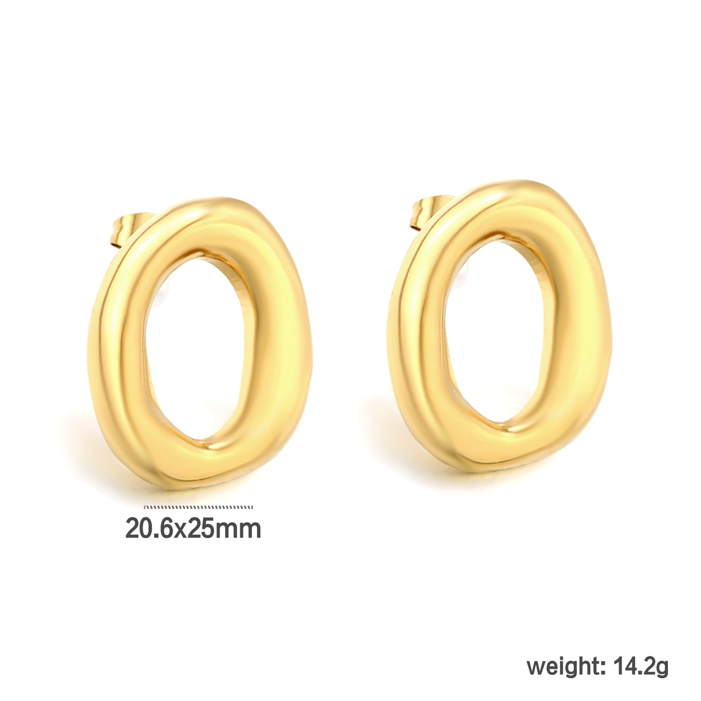 Round Shape Hopp earrings