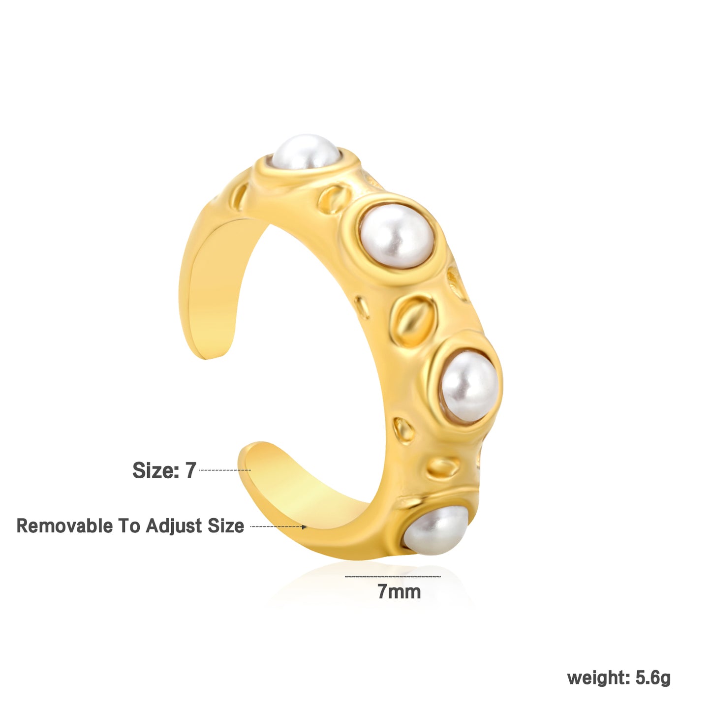 Pearl Stone Ring