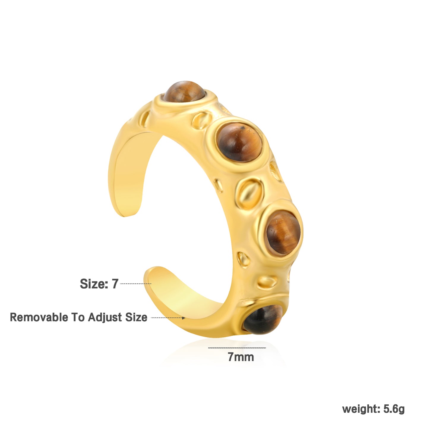 Brown Stone Ring