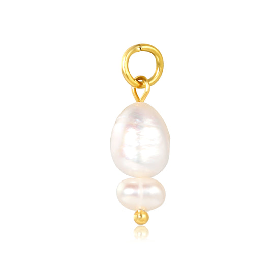 Dual Pearl Drop Charm