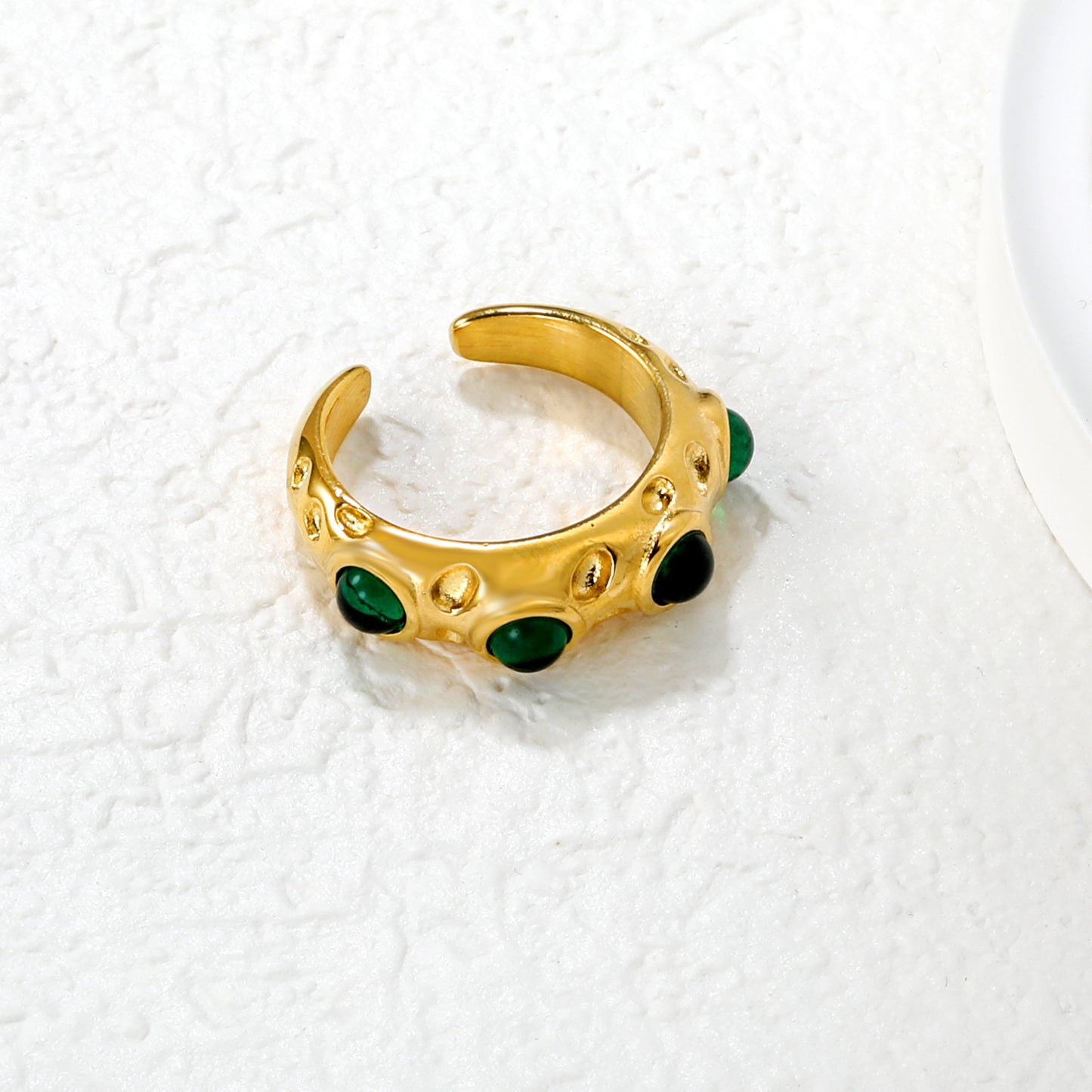 Green Stone Ring