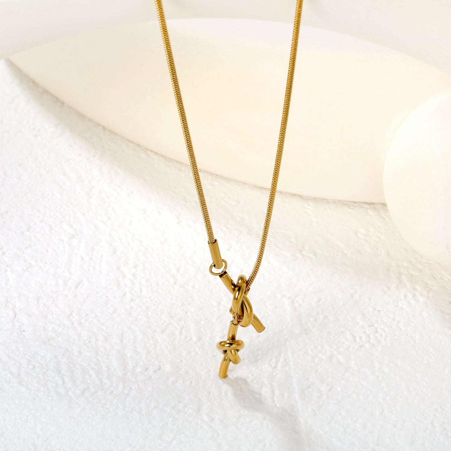Knot & Toggle Necklace