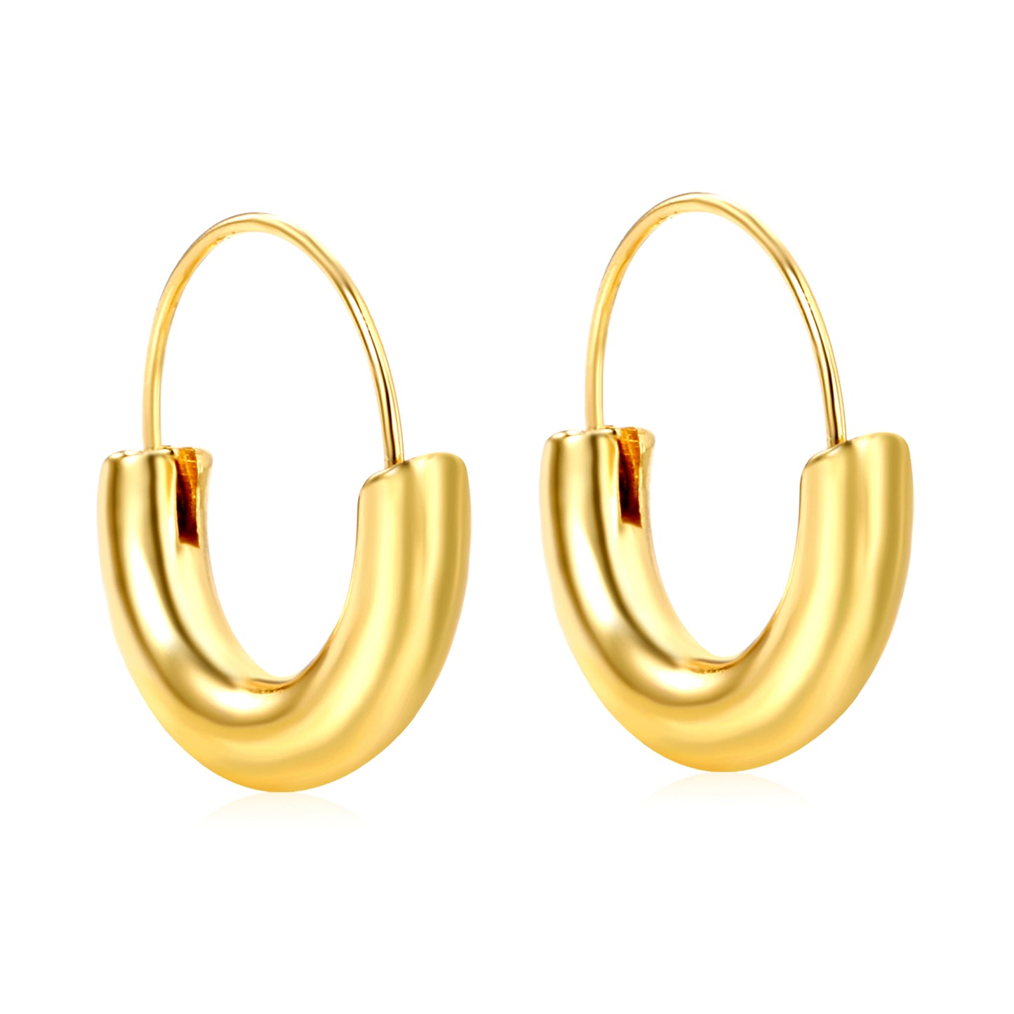 Gold Moon Earrings