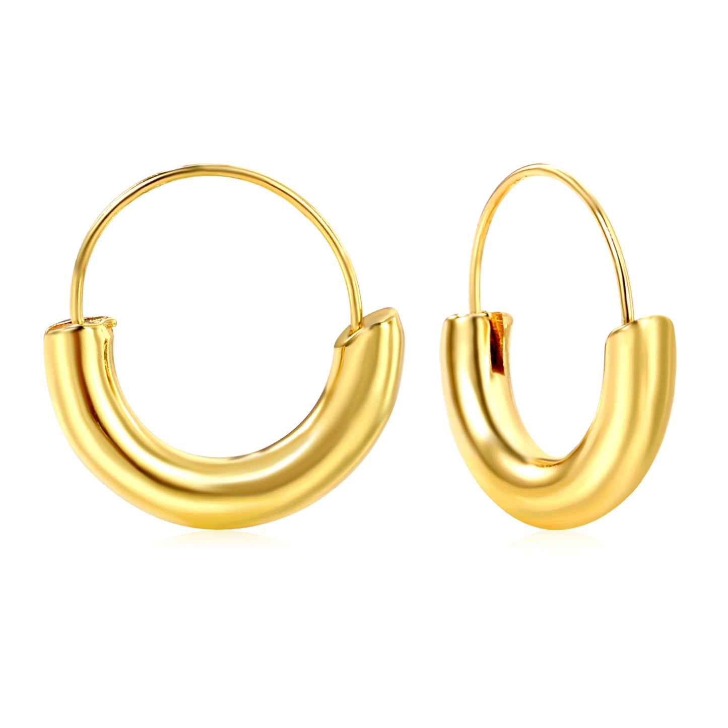 Gold Moon Earrings