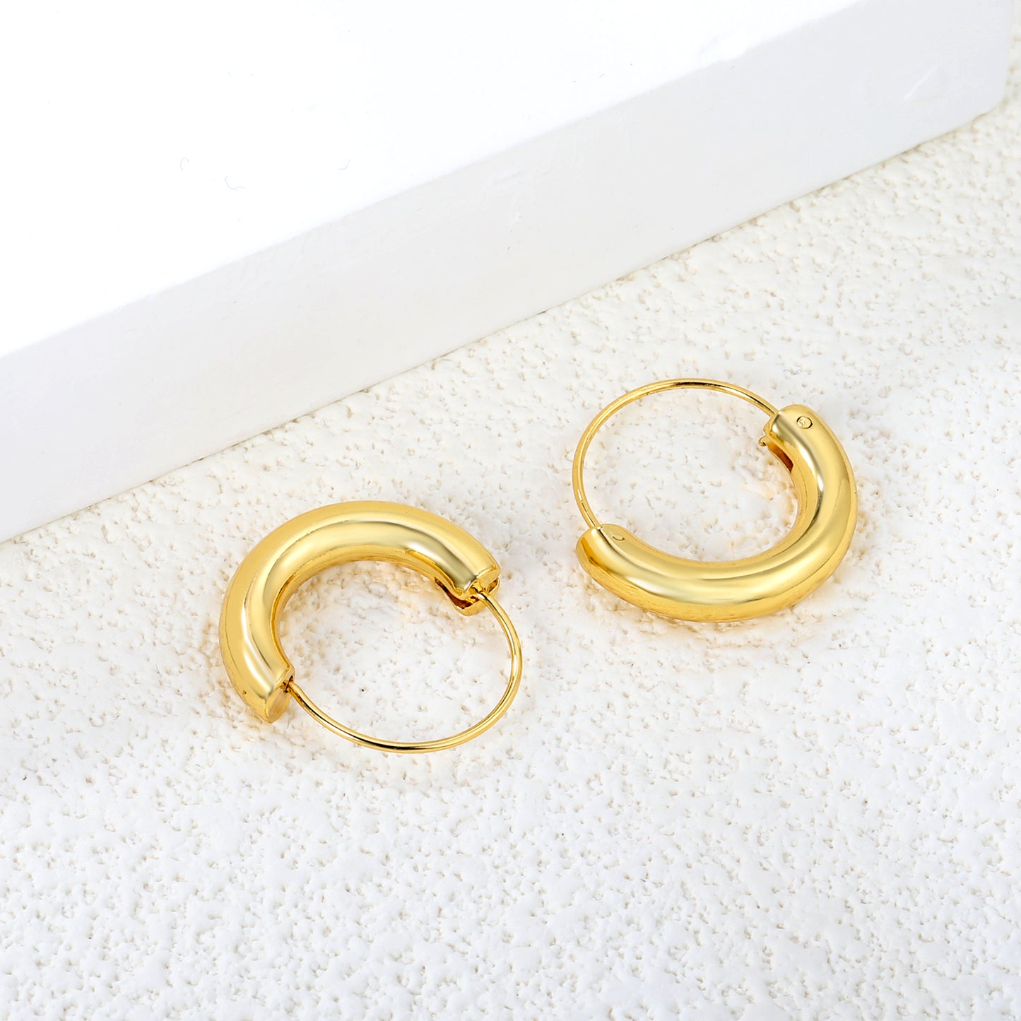 Gold Moon Earrings