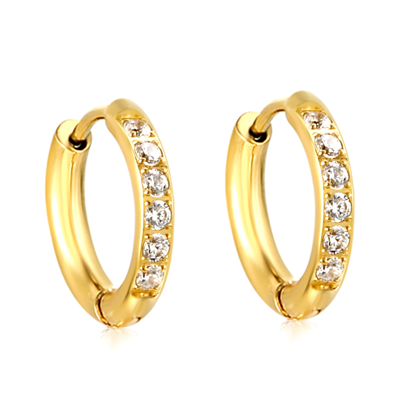 Mini Signature Hoop Earrings