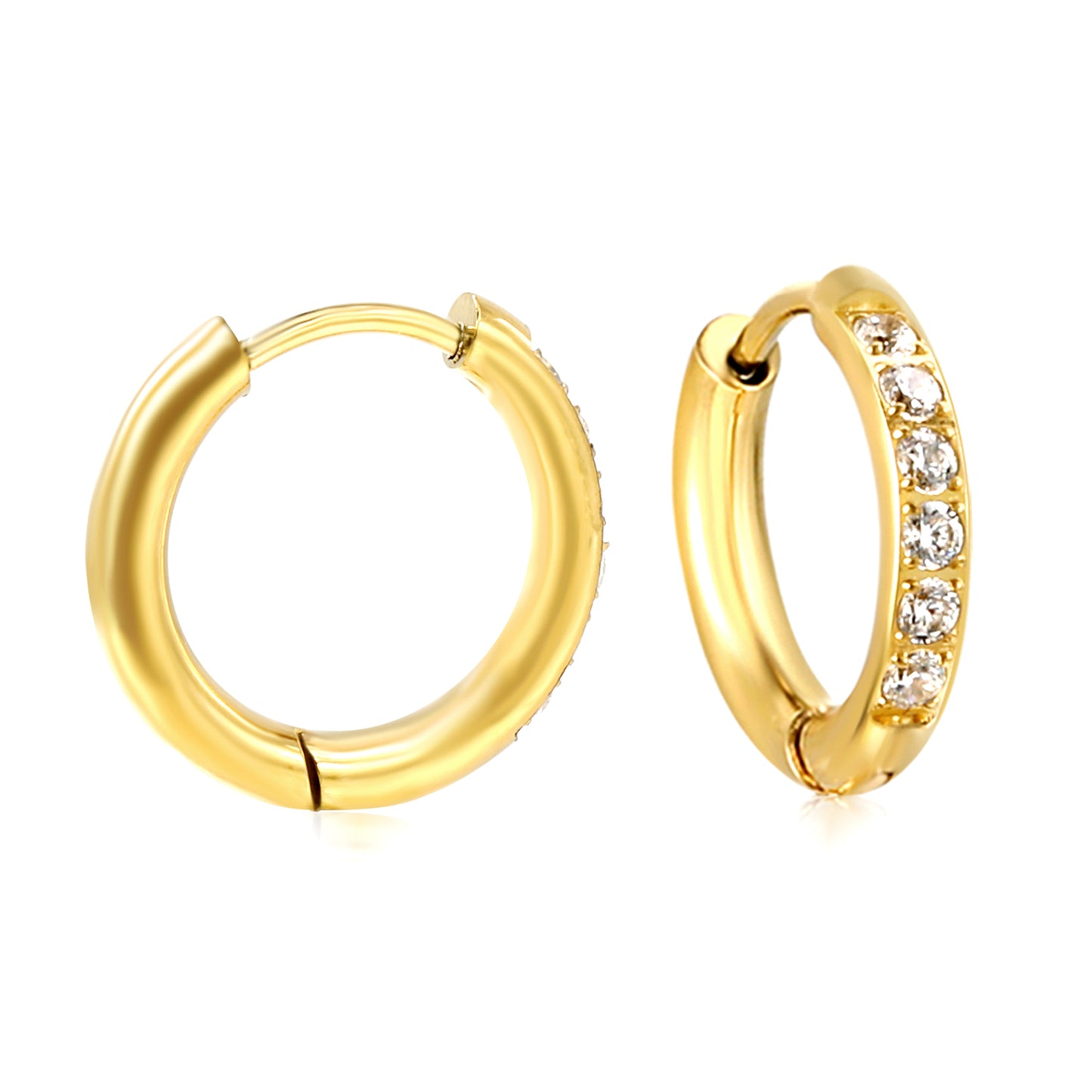 Mini Signature Hoop Earrings