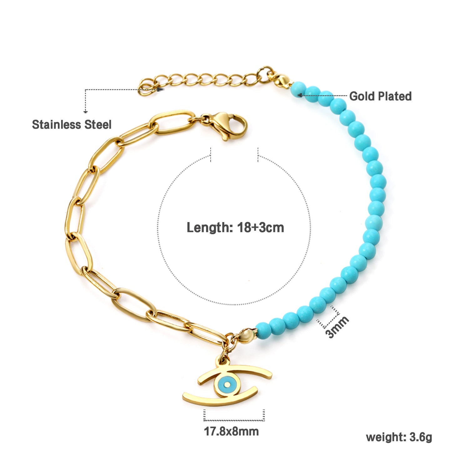 Ocean EvilEye Bracelet