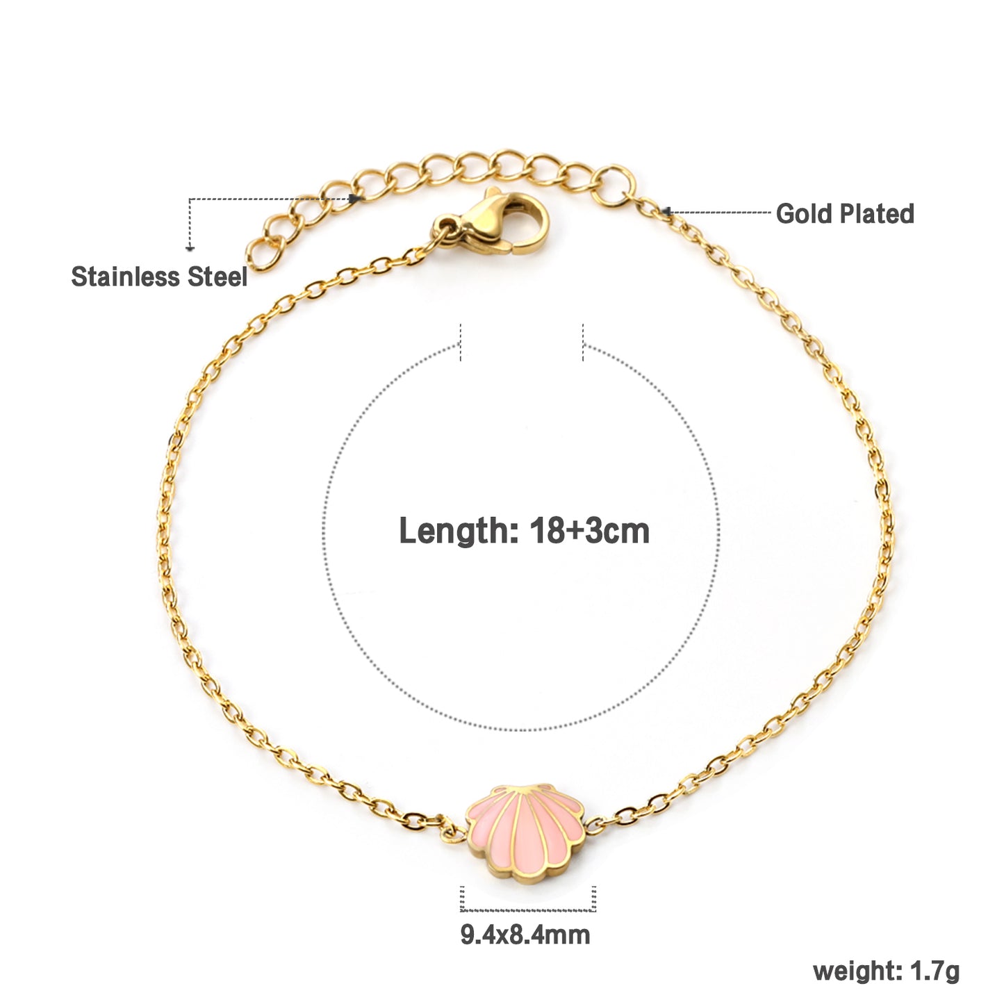 Dainty Shell Bracelet