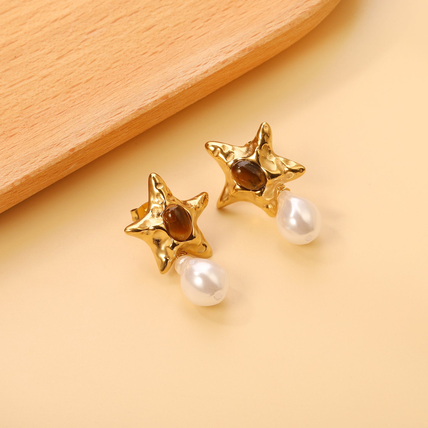 Star Drop Earrings
