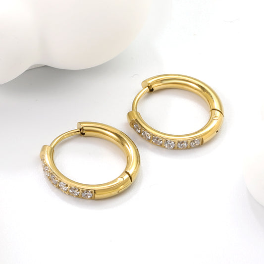 Mini Signature Hoop Earrings