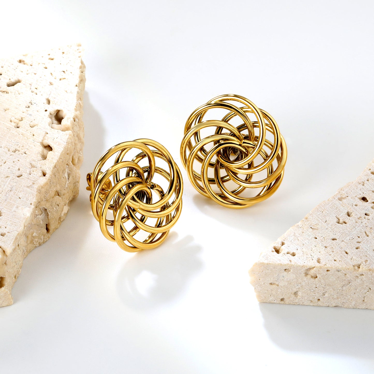 Golden Shards Earrings