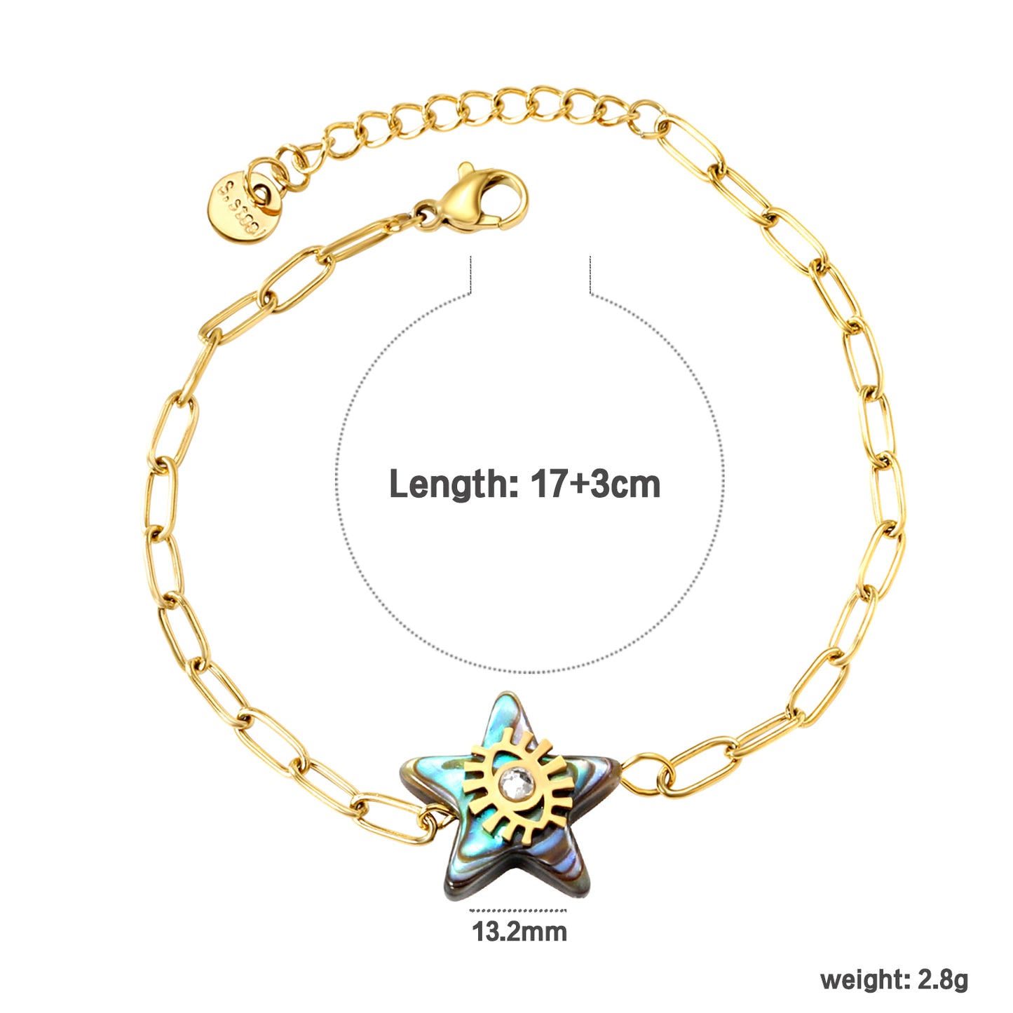 Blue StarFish Bracelet