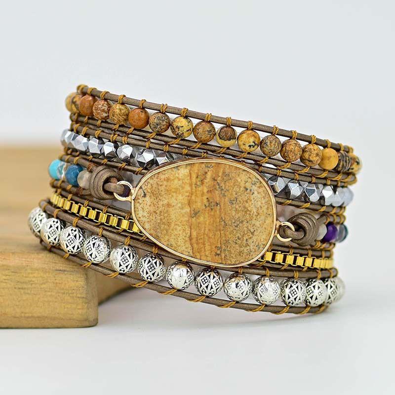 BOHOMEIN II BEADED WRAP BRACELET