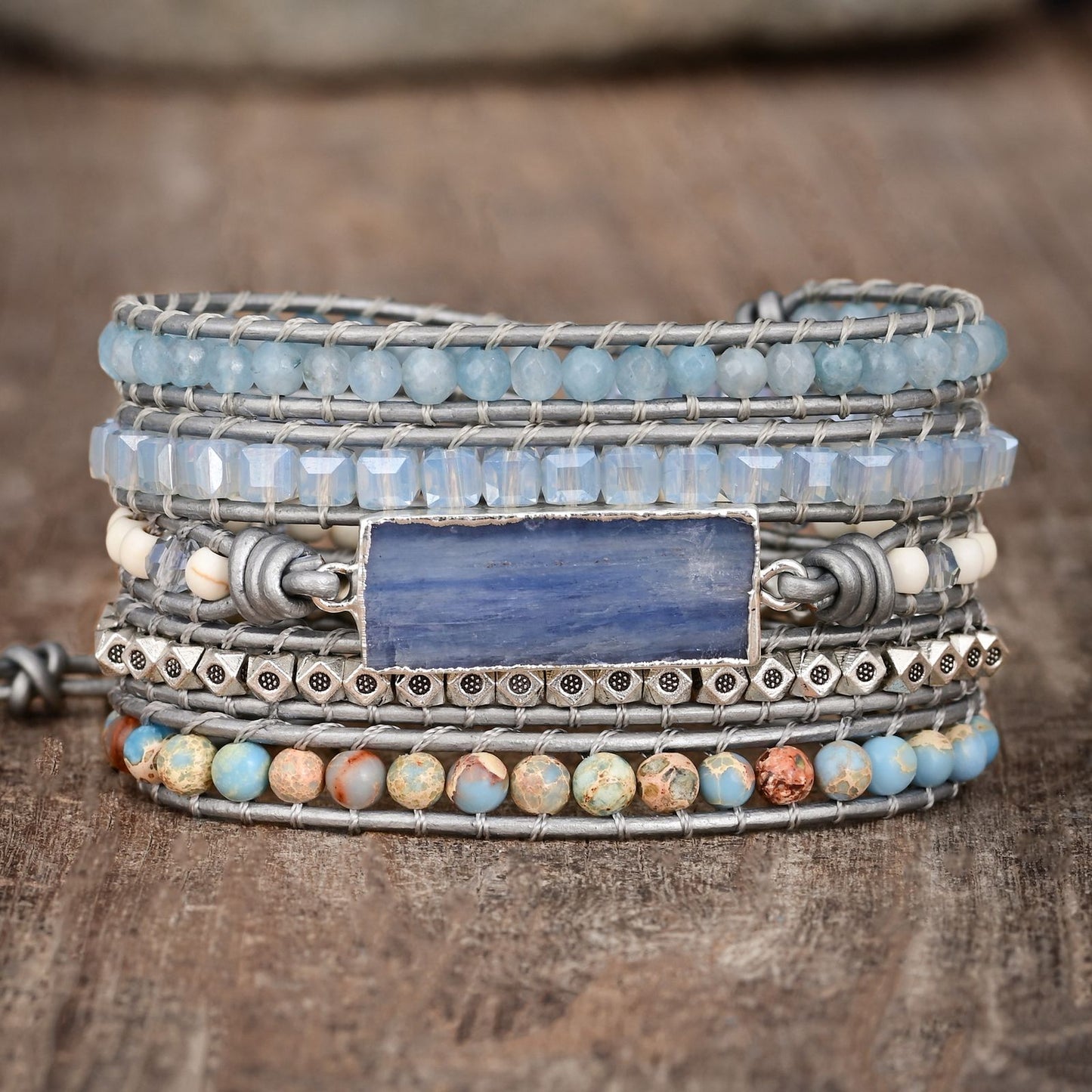BOHOMEIN II BEADED WRAP BRACELET
