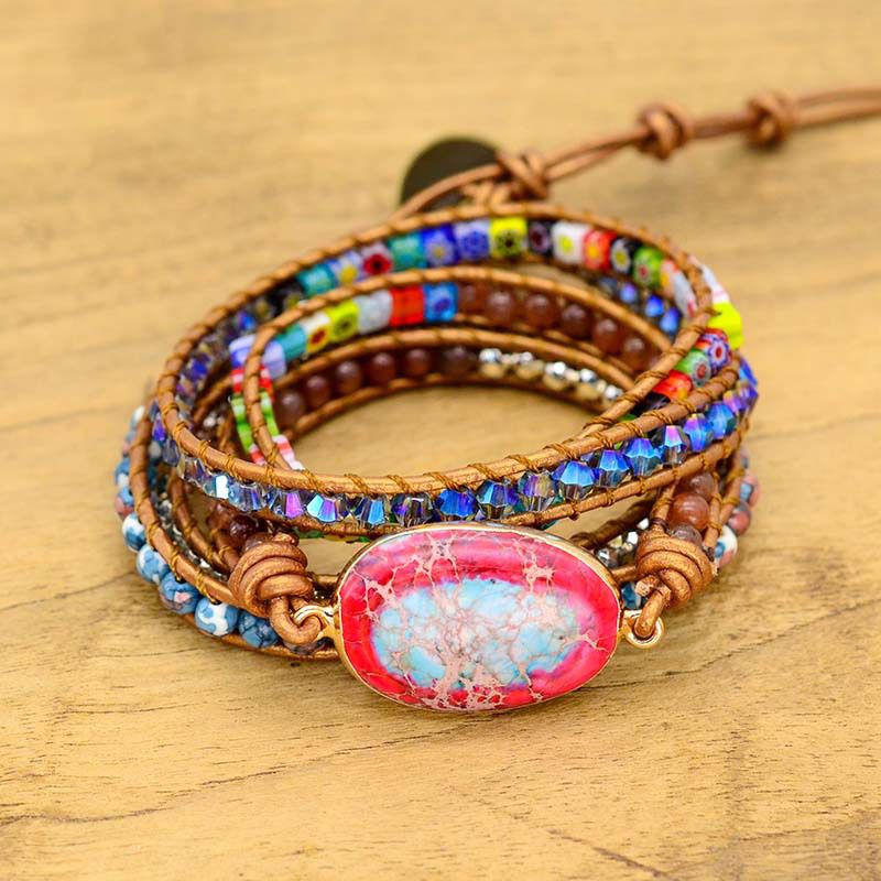 BOHOMEIN II BEADED WRAP BRACELET