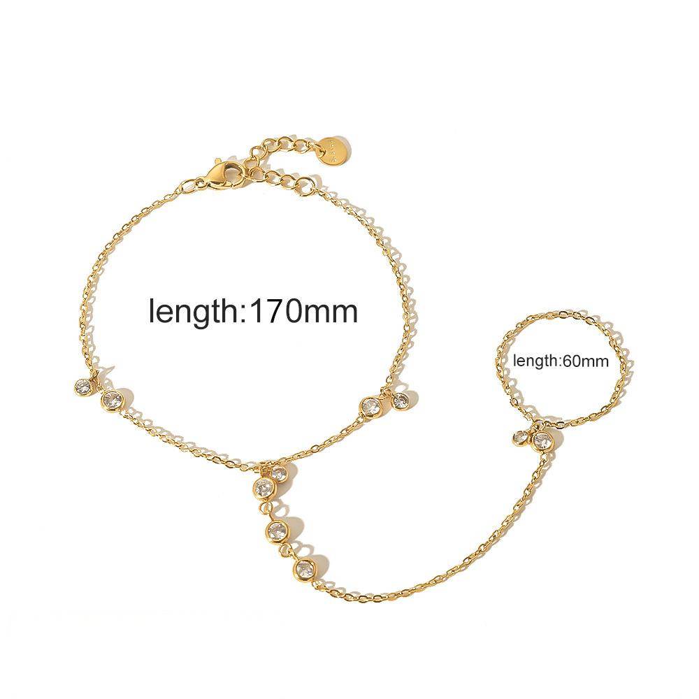 DAINTY DROP HAND CHAIN