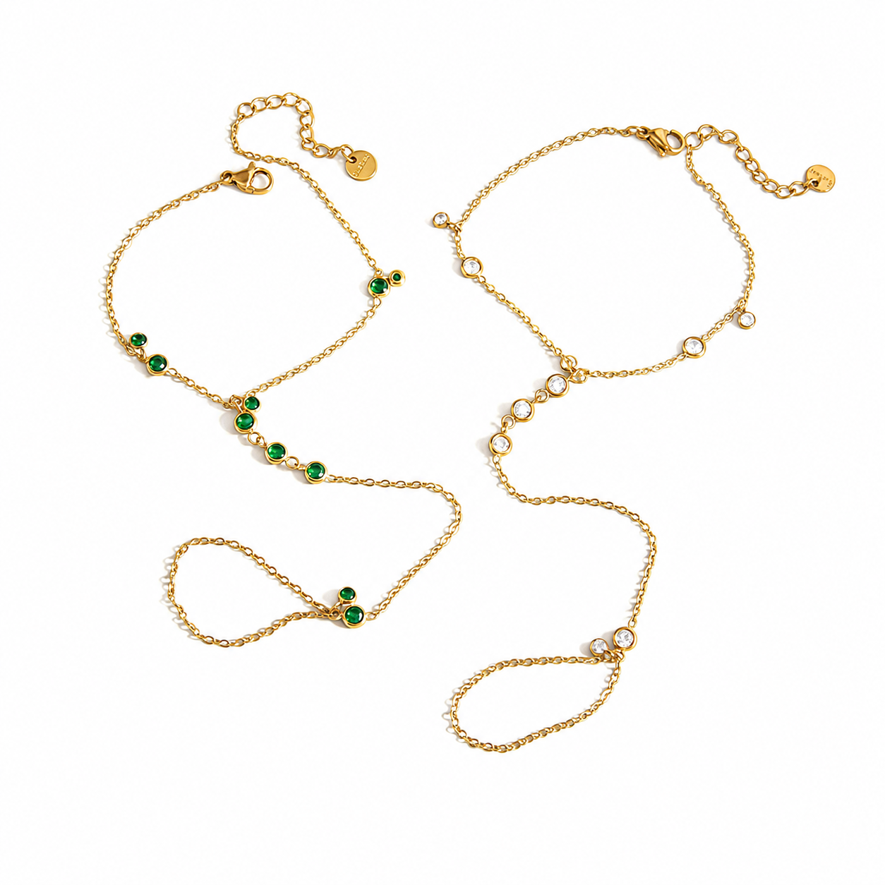 DAINTY DROP HAND CHAIN